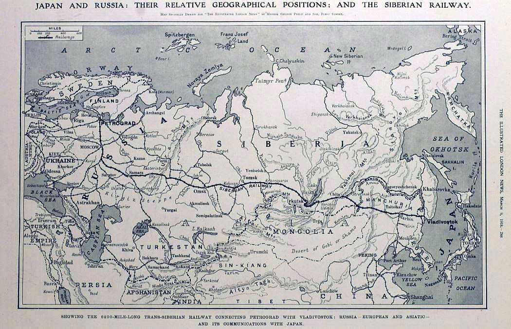 siberia railway map